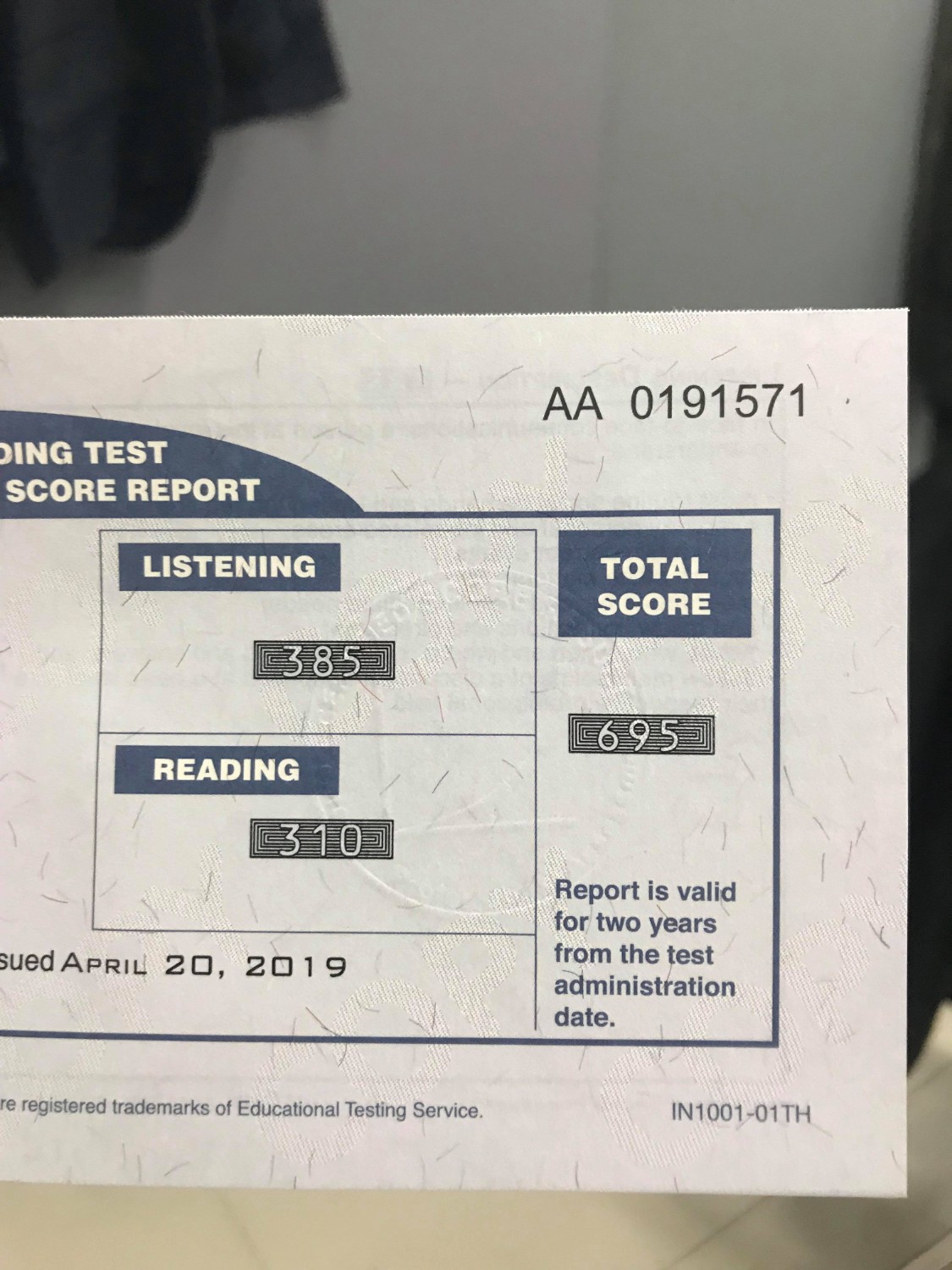 ใครเคย ขอ คะแนน toeic บ้าง รอนานไหมกว่าจะได้