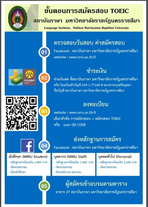 แนะนำที่ สอบ toeic โคราช เดินทางสะดวก หาไม่ยาก