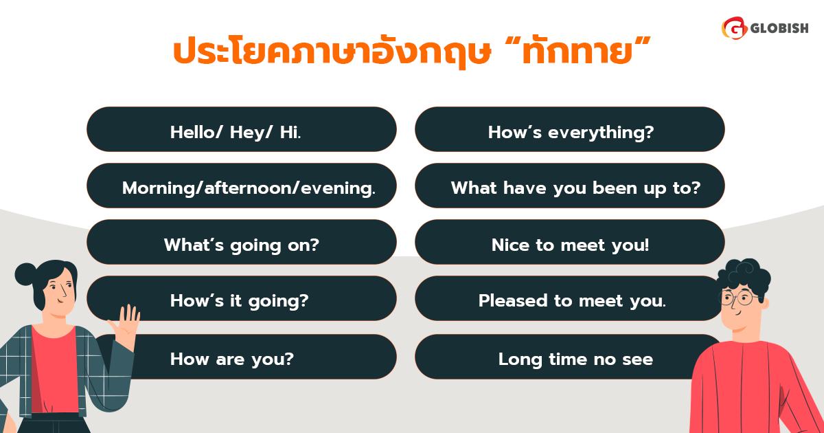 หัดพูดภาษาอังกฤษconversationง่ายๆ 10 บทสนทนาสำหรับมือใหม่ต้องรู้
